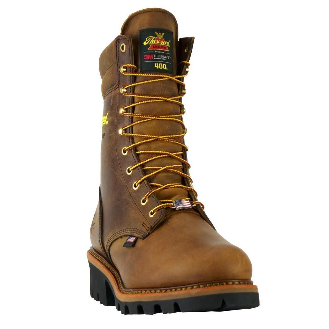 Logger Series 9" Insulated Waterproof Boot Crazy Horse