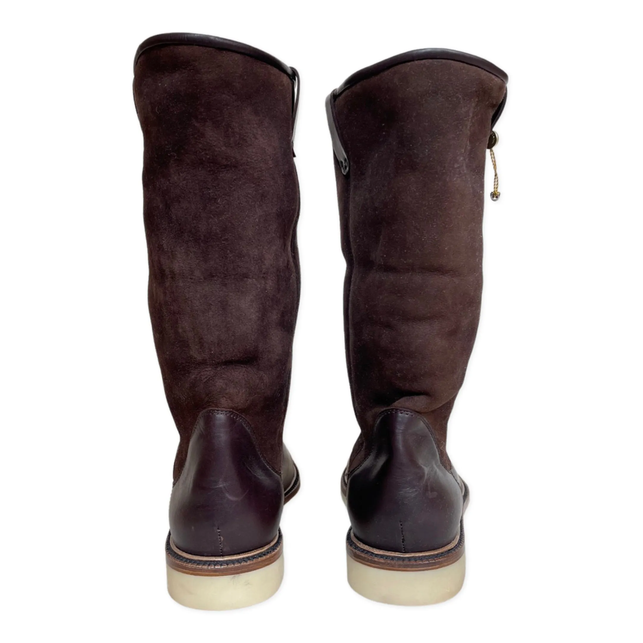 Loro Piana Snow Walk brown suede boots