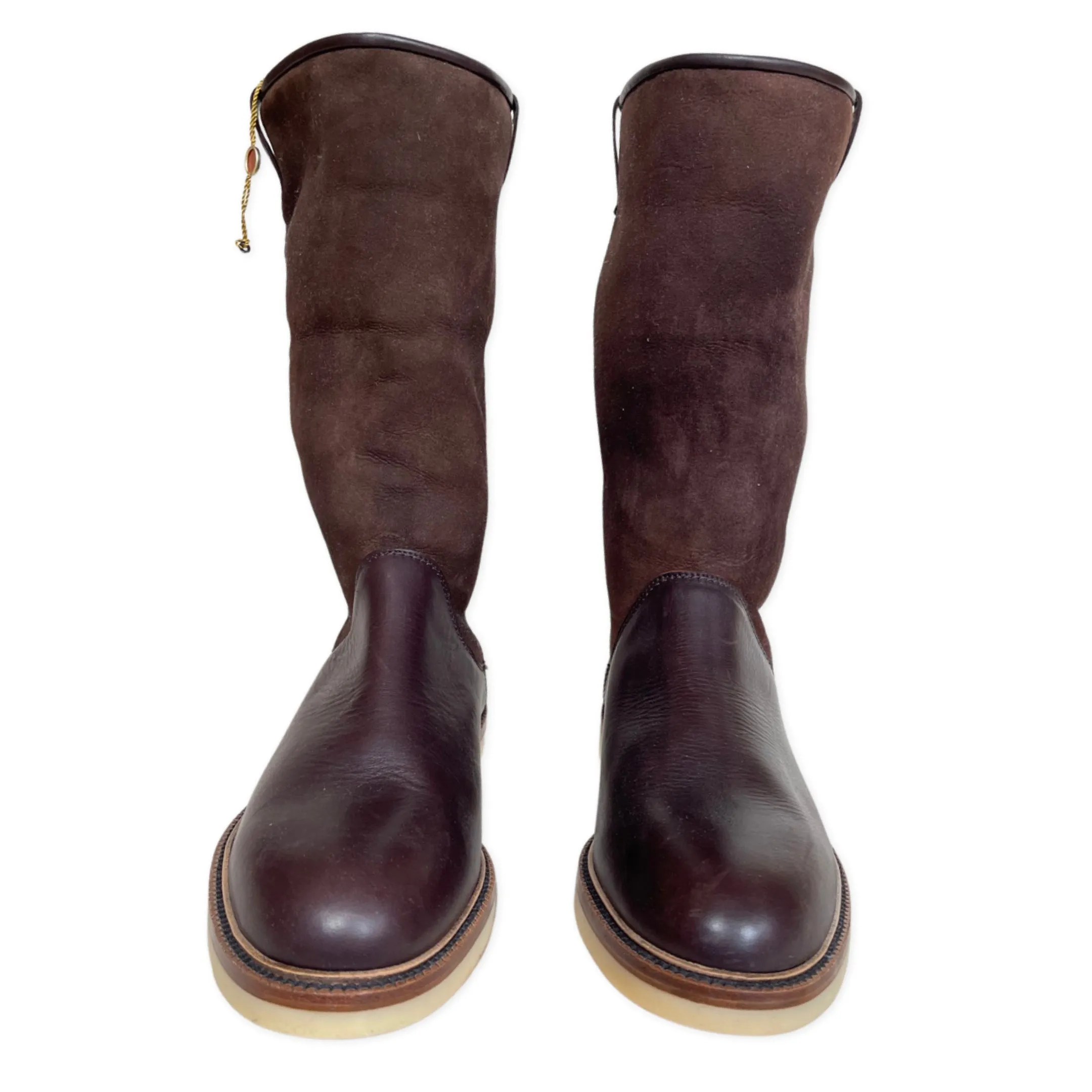 Loro Piana Snow Walk brown suede boots