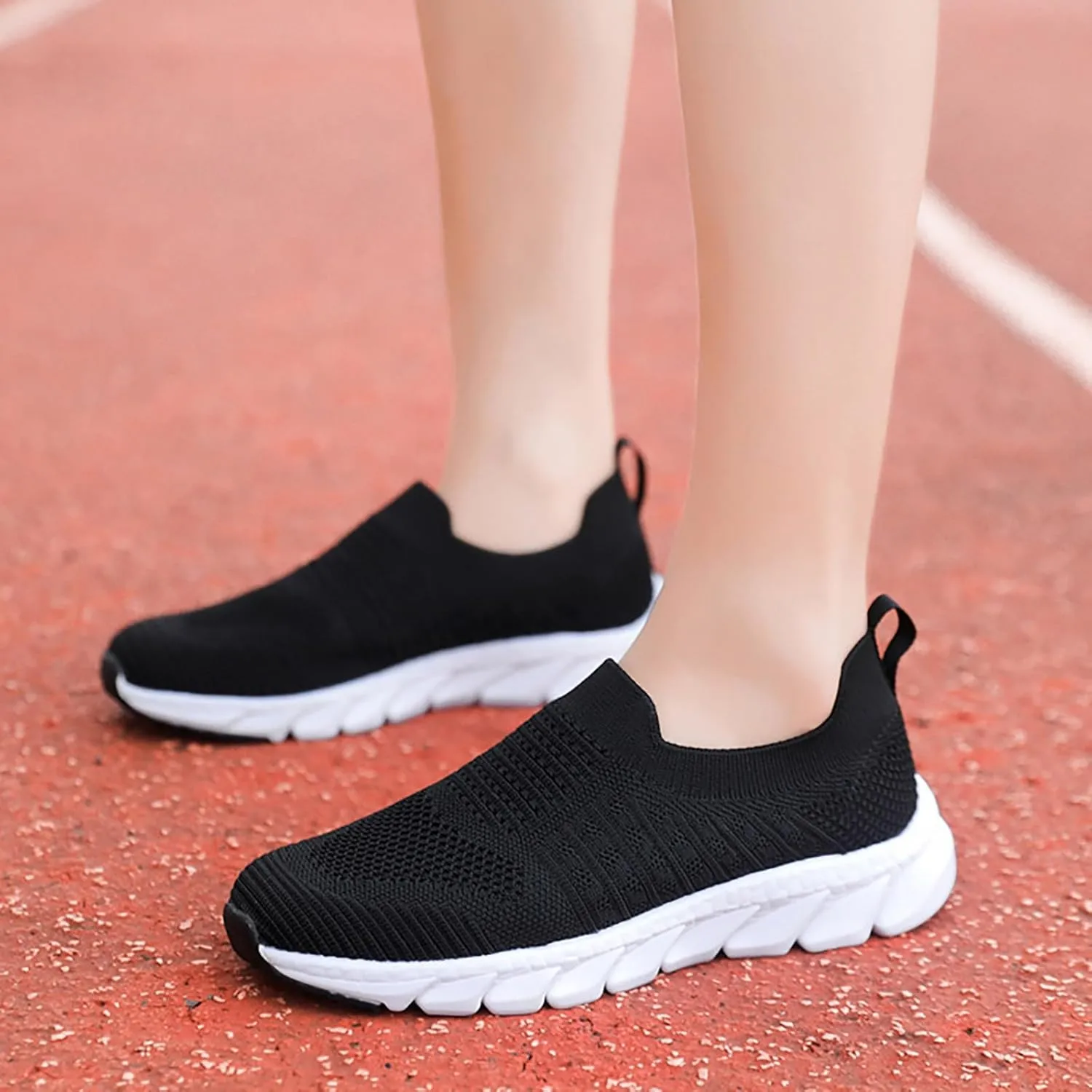 Low-Top Slip Ons Women's Fashion Sneakers Casual Womens Running Shoes Casual Casual Shoes Trendy Slip On Sneakers White Tennis Shoe Loafers Dress Shoe