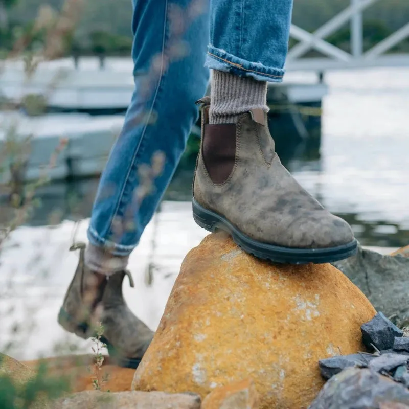 Luxury Retro Leather Unisex Chelsea Boots