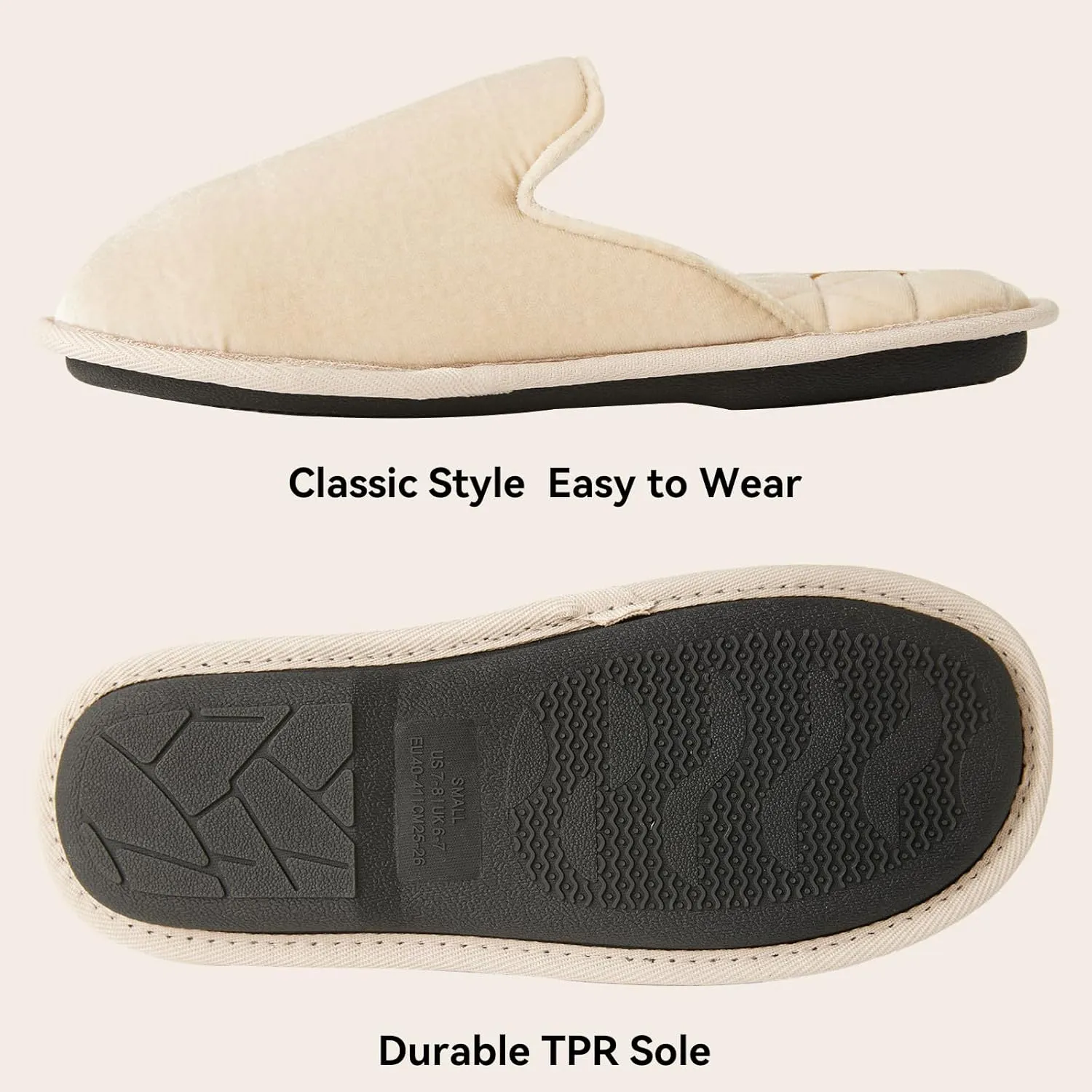 Magtoe House Slippers for Men Women Full Toe Comfortable Slip on Slippers Indoor Shoes Two-Tone Memory Foam Home Shoes for Bedroom Spa Office Easy Wear