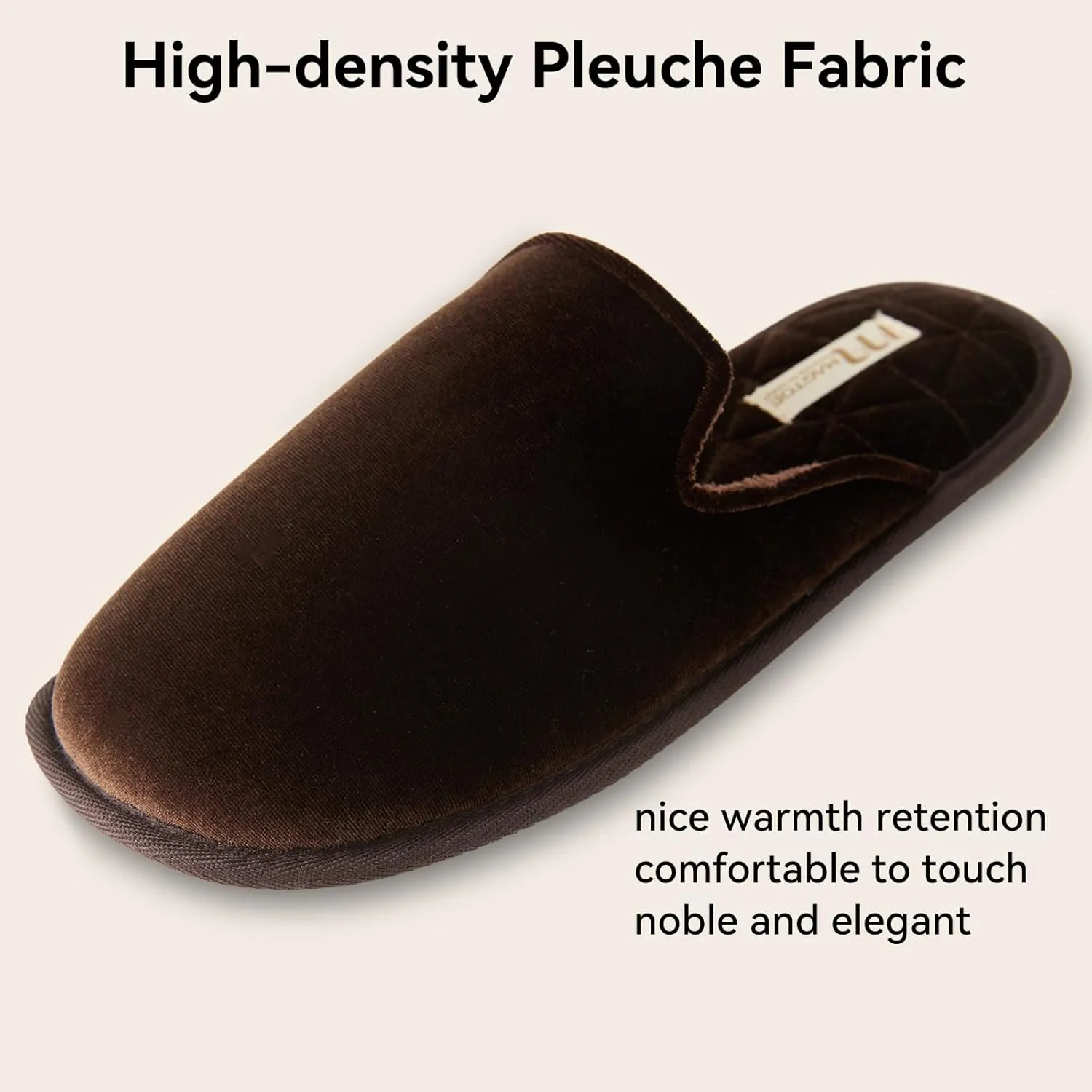Magtoe House Slippers for Men Women Full Toe Comfortable Slip on Slippers Indoor Shoes Two-Tone Memory Foam Home Shoes for Bedroom Spa Office Easy Wear