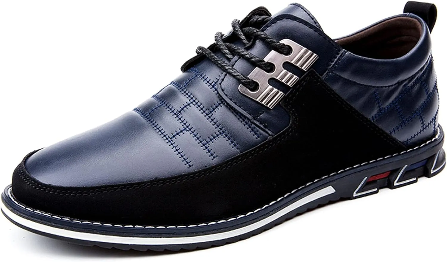 Meidiastra Men Casual Shoes Fashion Walking Shoes Loafers Casual Business Leather Shoes Flat Driving Shoes Dress Sneakers for Male