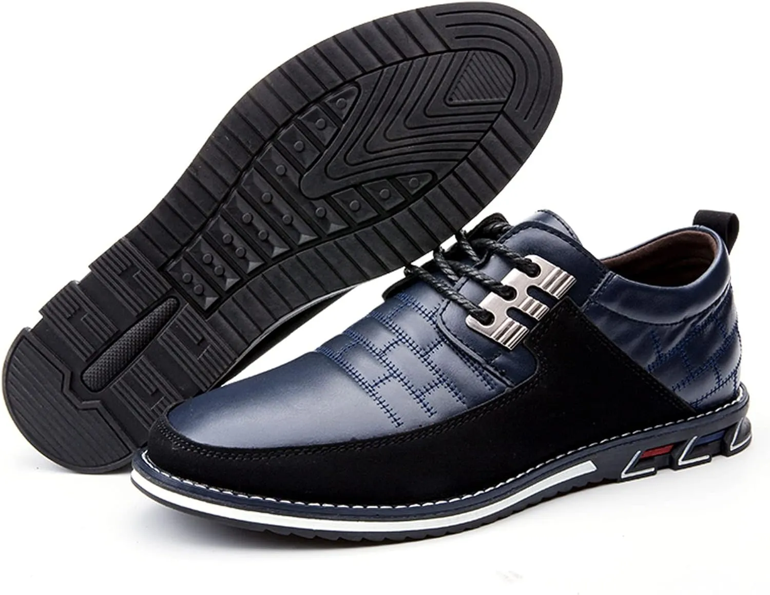 Meidiastra Men Casual Shoes Fashion Walking Shoes Loafers Casual Business Leather Shoes Flat Driving Shoes Dress Sneakers for Male
