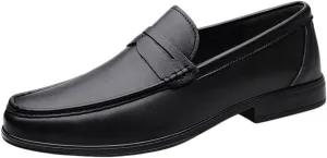 Men Patent Leather Oxford Dress Shoes Classic Business Formal Loafers Comfortable Slip Resistant