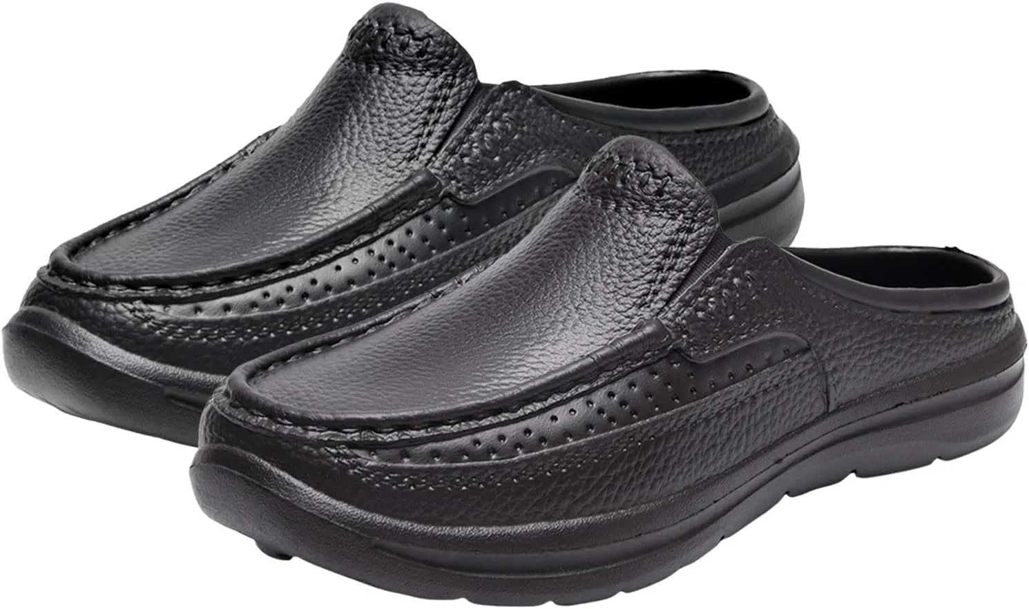 Men Sandals Fashionable New Pattern Simple Solid Color Summer Casual Half Drag Flat Bottom Comfortable Reefs Men Sandals Men'