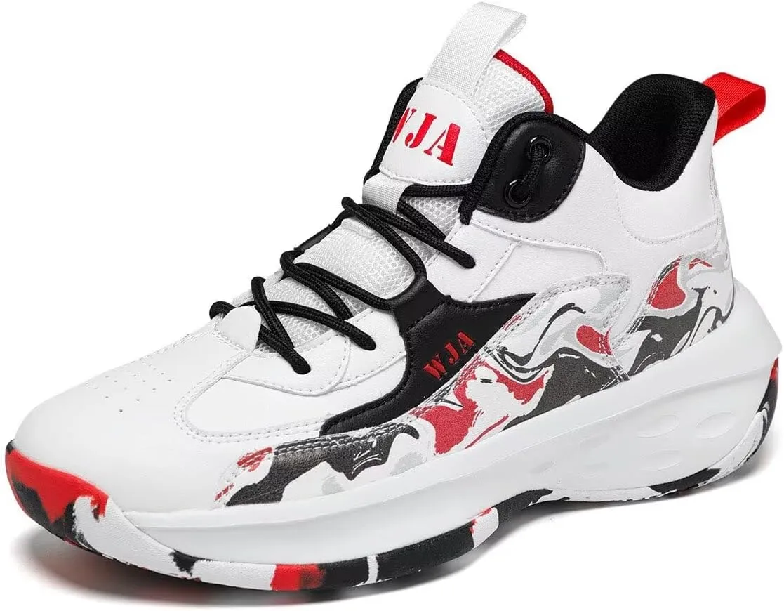 Men's Basketball Shoes Lightweight and Breathable Running Shoes Anti-Slip Outdoor Sports Shoes