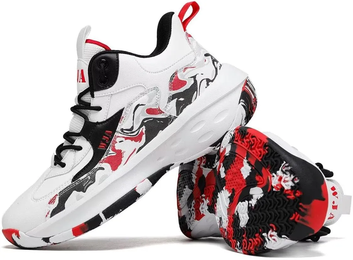 Men's Basketball Shoes Lightweight and Breathable Running Shoes Anti-Slip Outdoor Sports Shoes