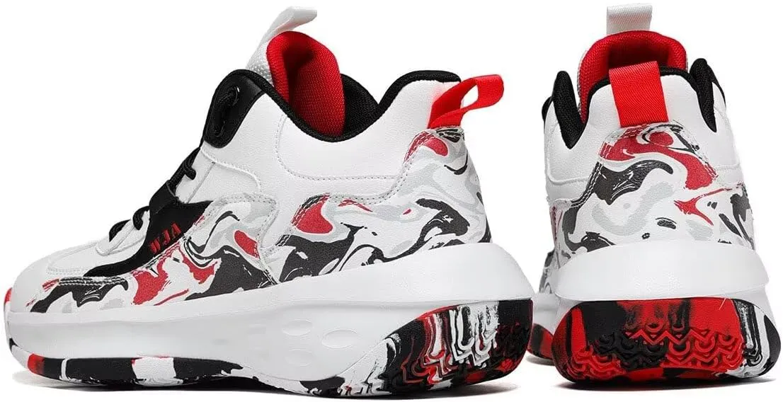 Men's Basketball Shoes Lightweight and Breathable Running Shoes Anti-Slip Outdoor Sports Shoes