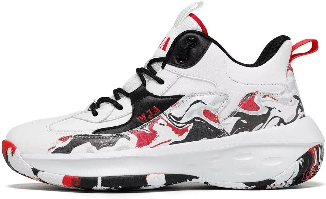 Men's Basketball Shoes Lightweight and Breathable Running Shoes Anti-Slip Outdoor Sports Shoes