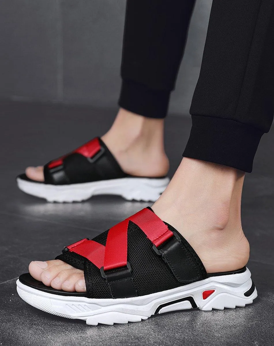 Men's Big Sole Casual Mesh Sandals
