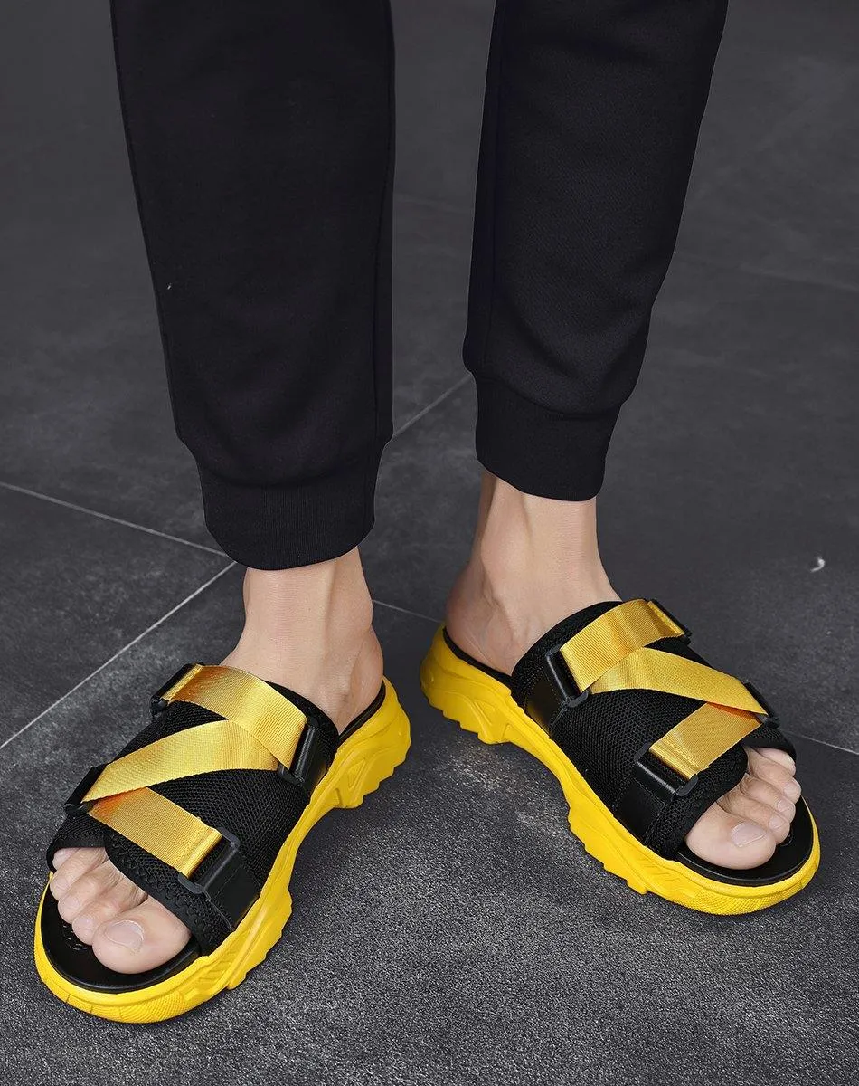 Men's Big Sole Casual Mesh Sandals