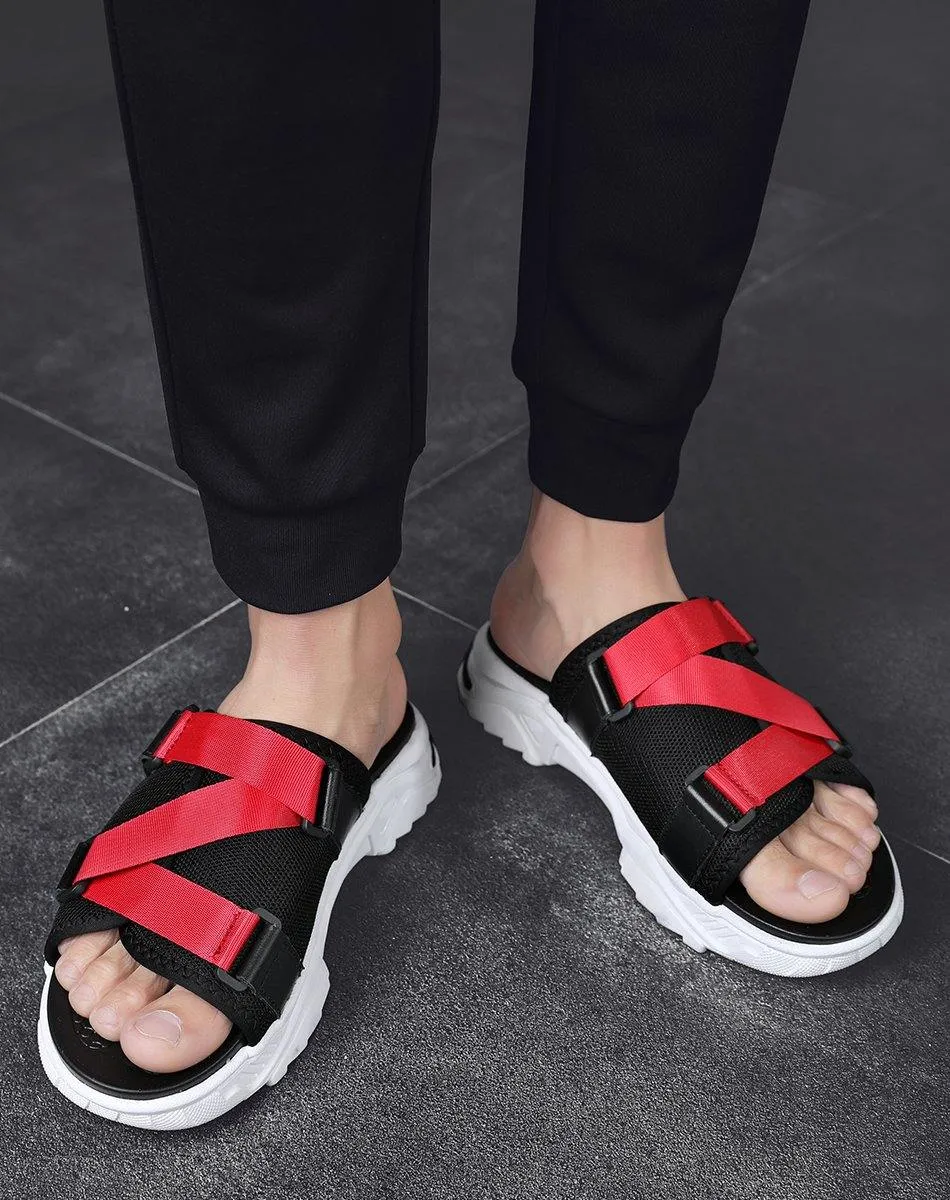 Men's Big Sole Casual Mesh Sandals