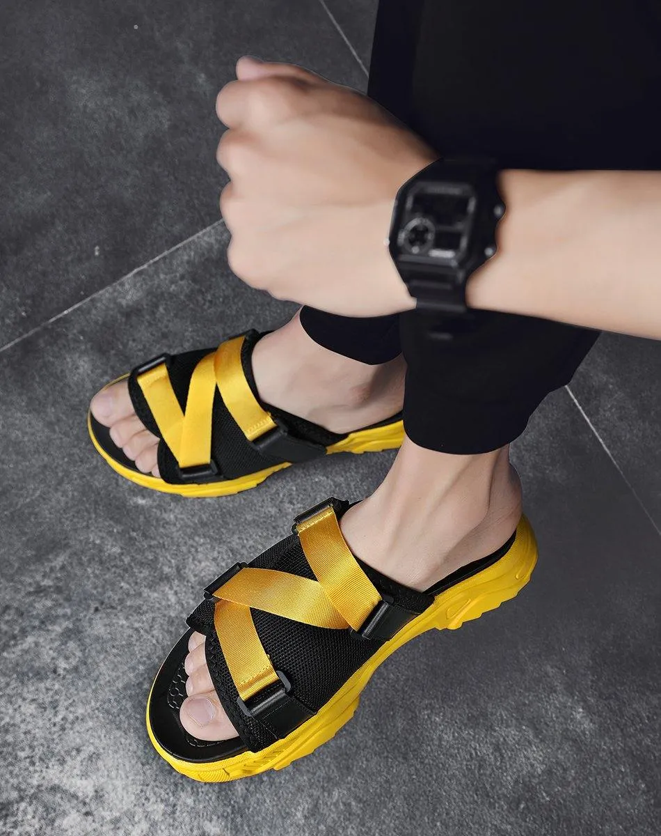 Men's Big Sole Casual Mesh Sandals