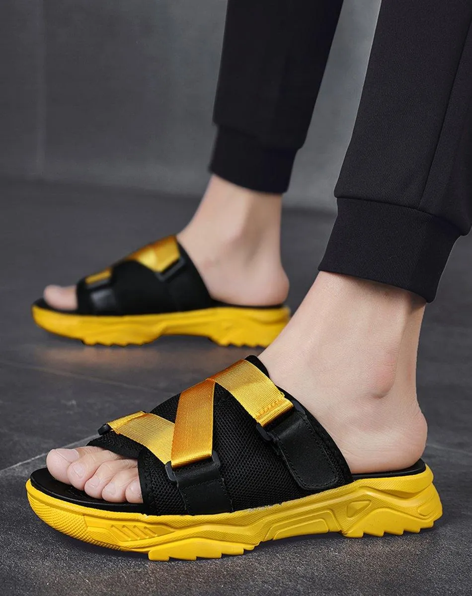 Men's Big Sole Casual Mesh Sandals