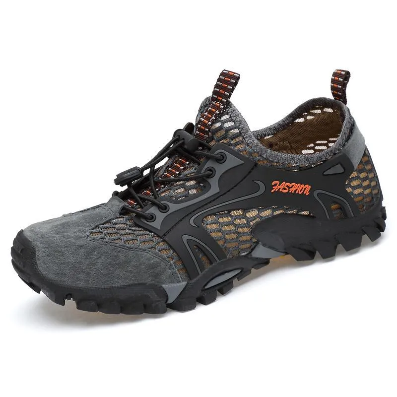 Men's Breathable Mesh Casual Light Outdoor Hiking Shoes