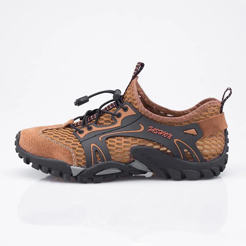 Men's Breathable Mesh Casual Light Outdoor Hiking Shoes