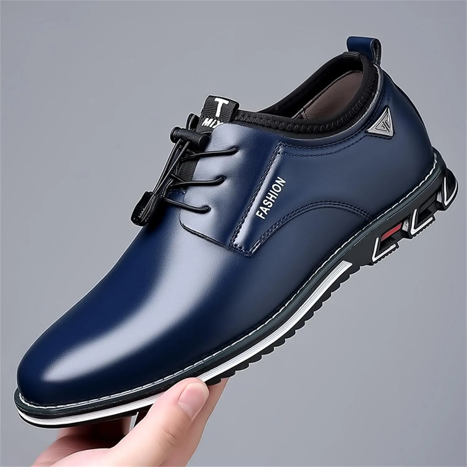 Mens Casual Shoes Flat Lace-up Wedding Dress Shoes Business Office Comfort Loafers Fashion Walking Driving Sneakers