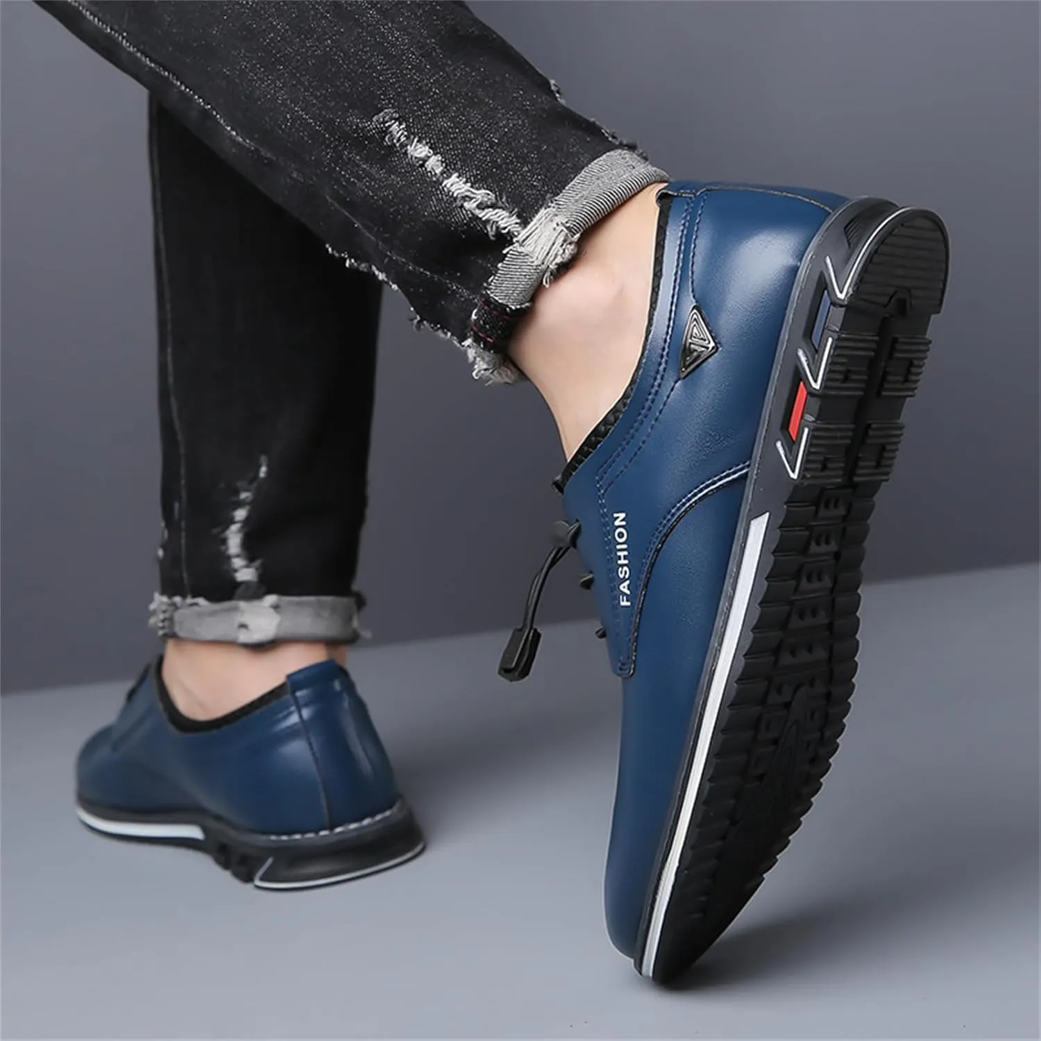 Mens Casual Shoes Flat Lace-up Wedding Dress Shoes Business Office Comfort Loafers Fashion Walking Driving Sneakers
