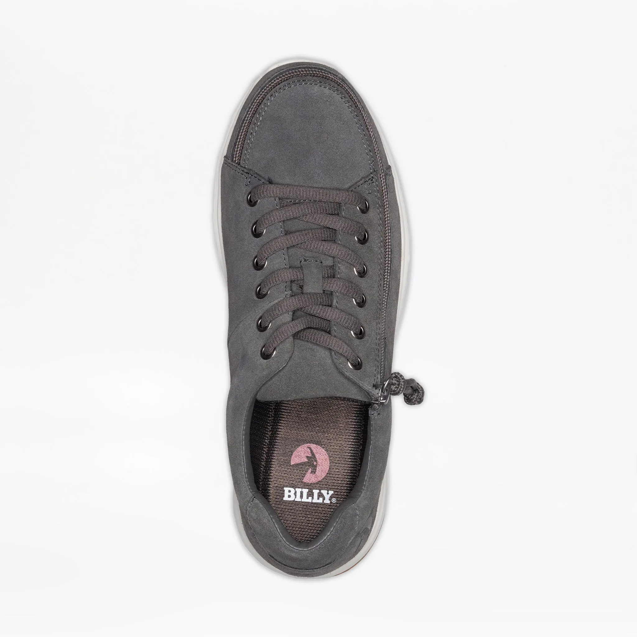 Men's Grey Suede BILLY Comfort Low
