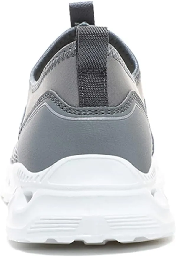 Men's Hollow Mesh Sports Shoes Fashion Breathable Beach Shoes Comfortable Non Slip Soft Flat Elderly Shoe