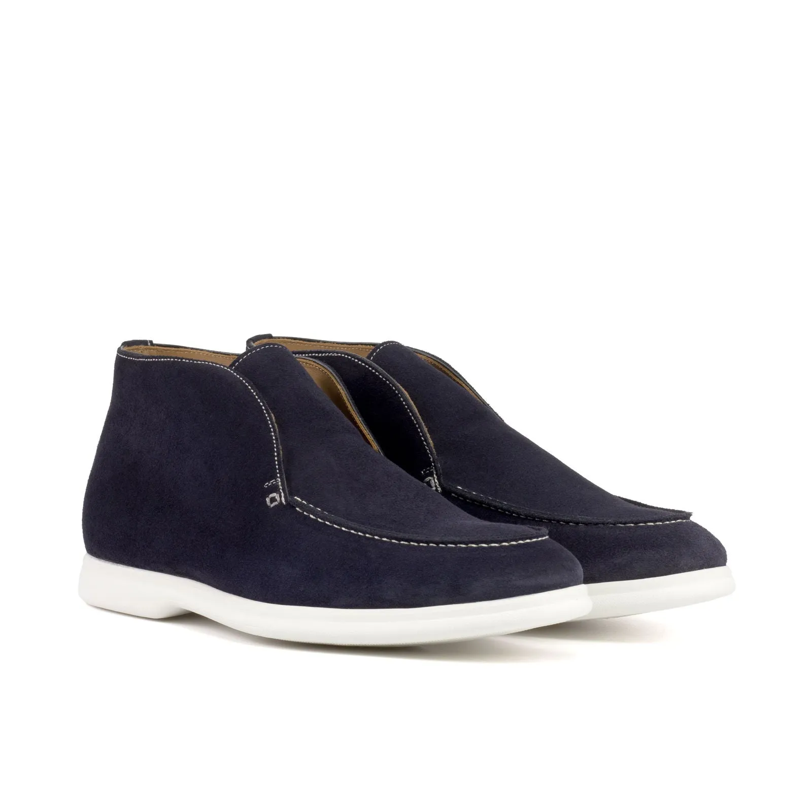 Men's Moc Flex Sport Leather Boots Blue 5852