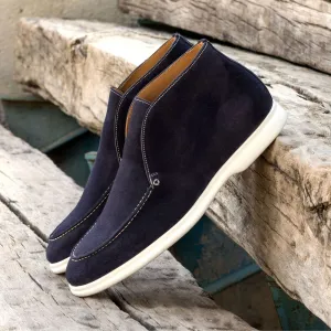 Men's Moc Flex Sport Leather Boots Blue 5852