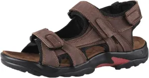 Men's Outdoor Beach Sports Shoes Genuine Leather Sandals Light Open Toe Sandals