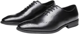 Men's Oxford Formal Leather Business Shoes Classic Cap Toe Slip On Shoes Lightweight Men Leather Upper Breathable Versatile Shoes