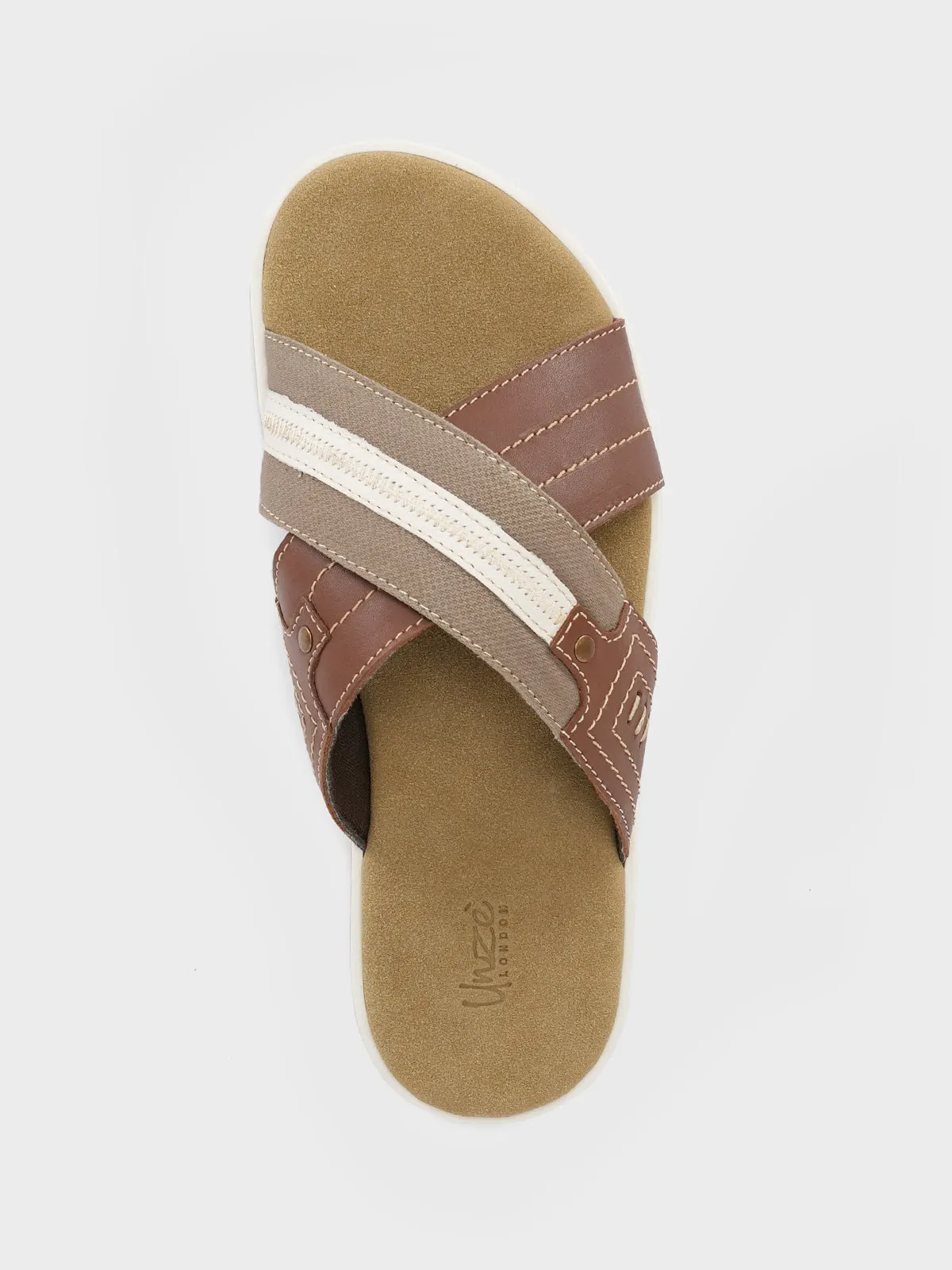 Mens "DUCASSE" Casual Open Toe Slippers