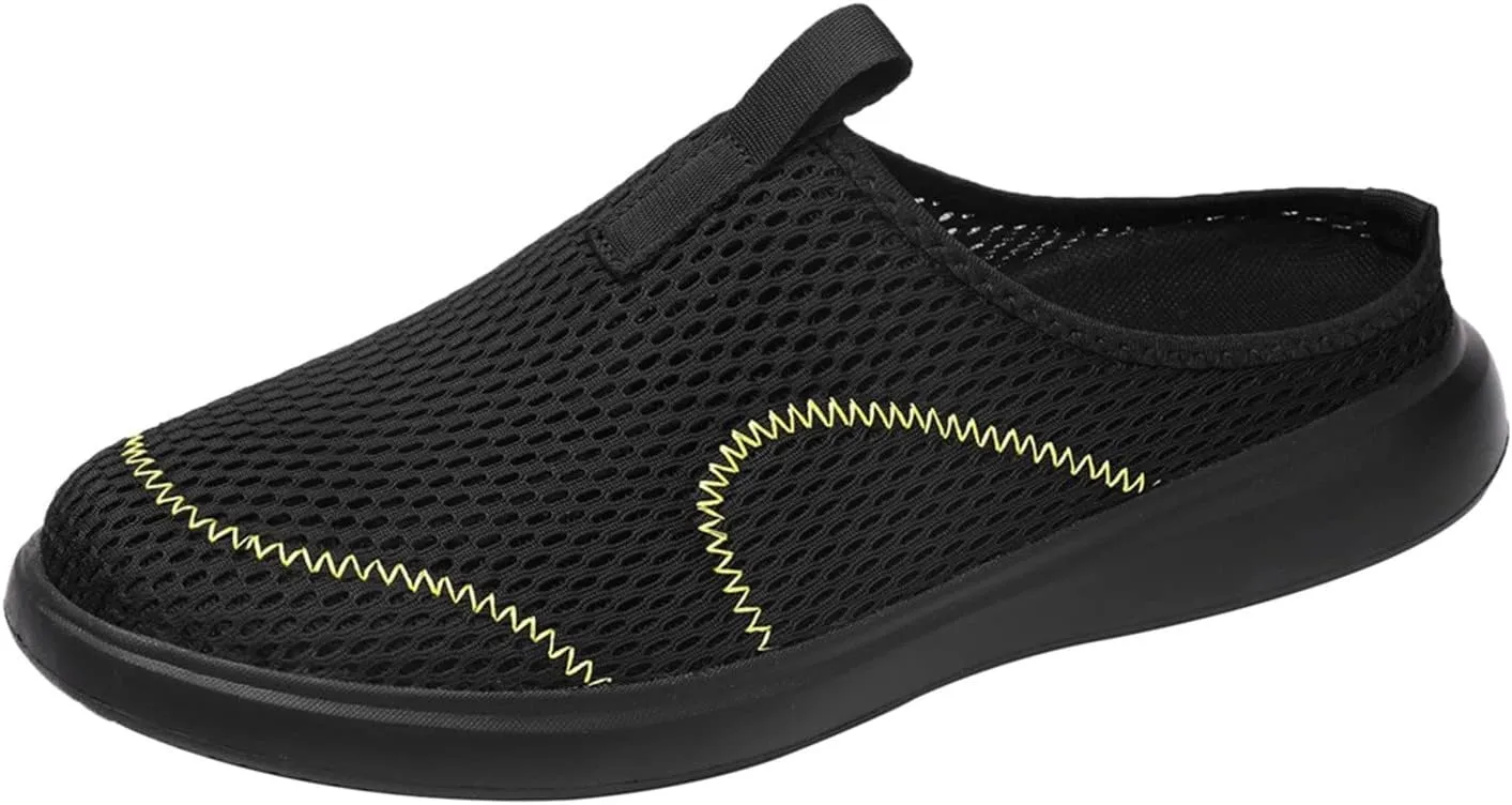 Mens Running Shoes Slip-on Walking Tennis Sneakers Lightweight Breathable Casual Soft Sole Mesh Workout Sports Shoes