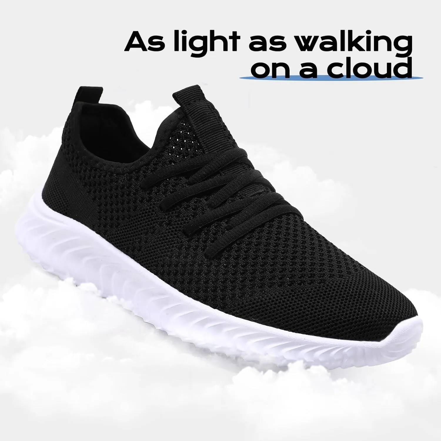 Mens Running Shoes Tennis Walking Gym Workout Slip On Athletic Fashion Sneakers Sports Shoes