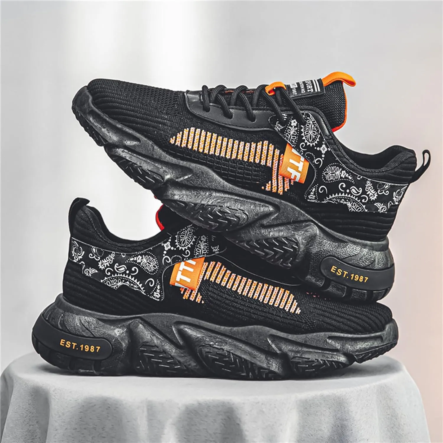 Mens Running Tennis Walking Shoes Cushioning Mens Sneakers Workout Casual Sports Shoes for Men