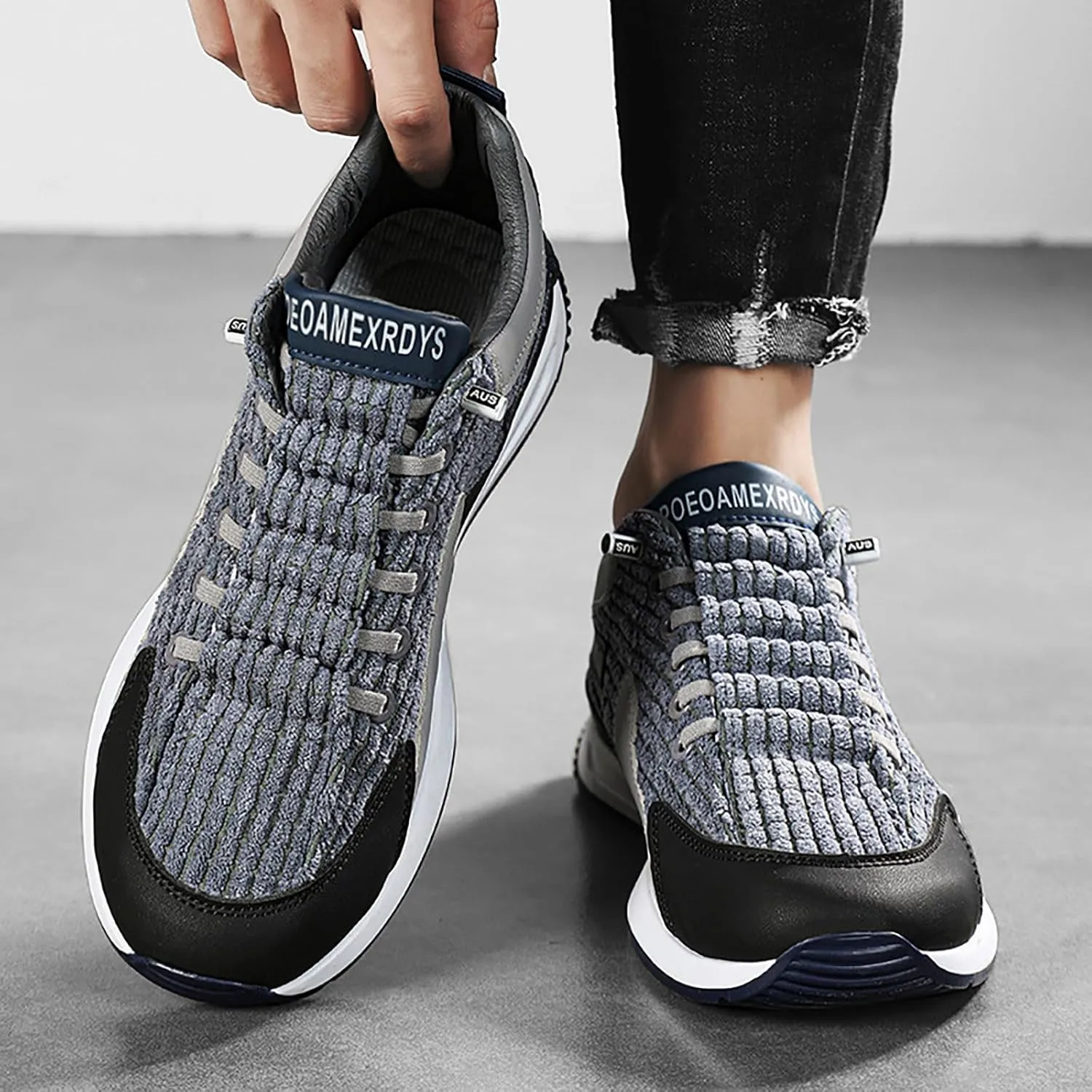 Men's Shoes New Trend Corduroy Men's Versatile Casual Sports Shoes Sneaker Case for Men Men's Sandals Men Shoes