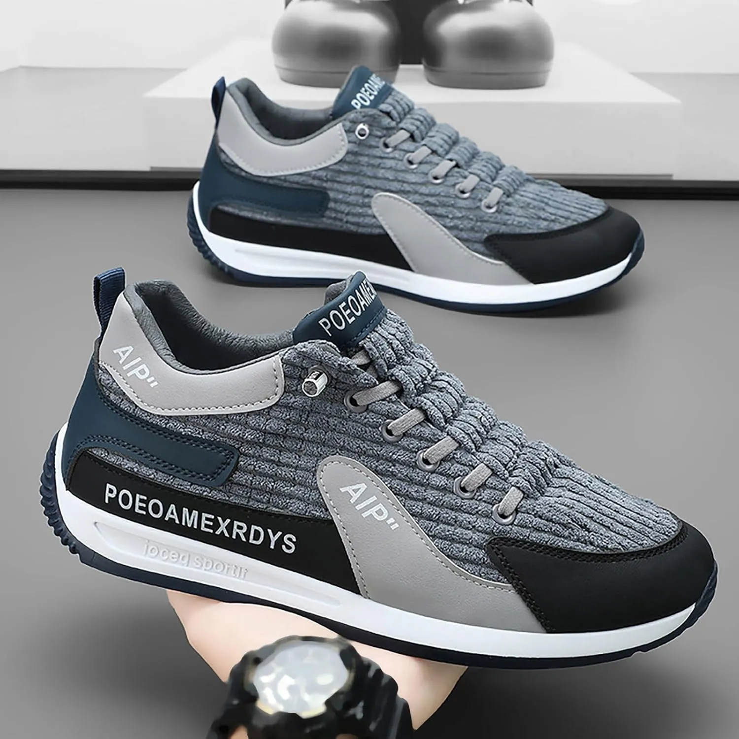 Men's Shoes New Trend Corduroy Men's Versatile Casual Sports Shoes Sneaker Case for Men Men's Sandals Men Shoes