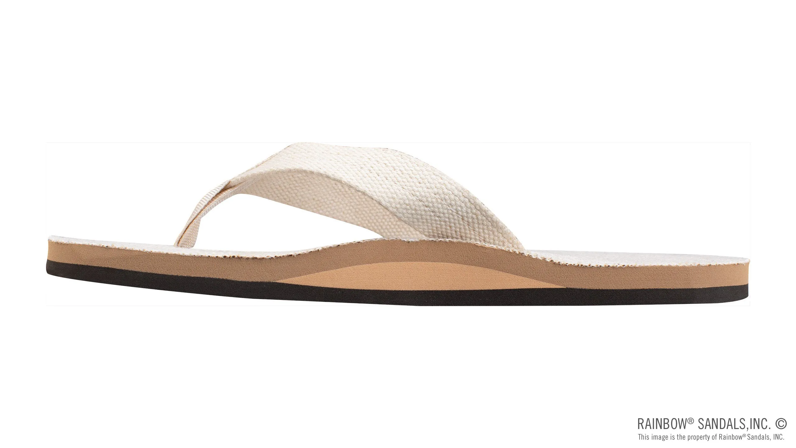 Men's Single Layer Hemp Top and Strap with Arch Support
