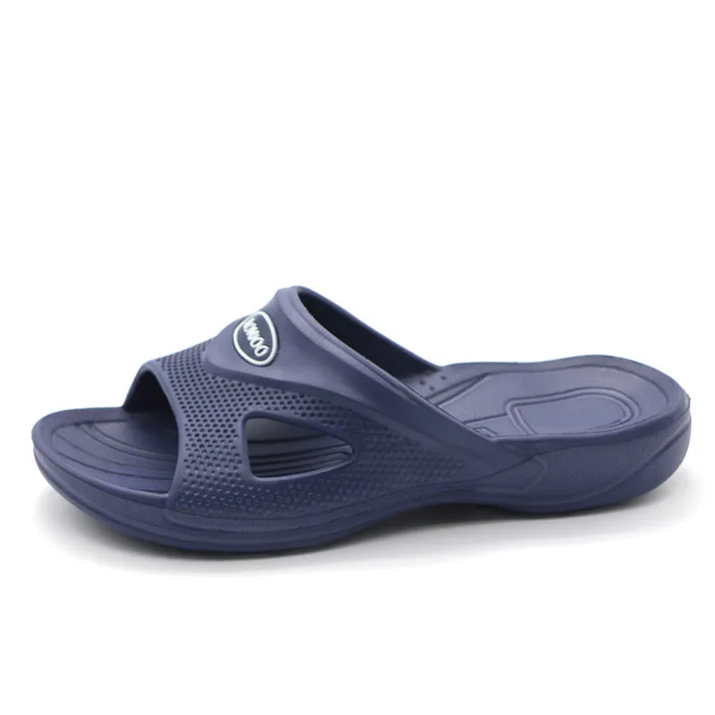 Men's Slide Sandals Non-slip Shower Shoes Indoor