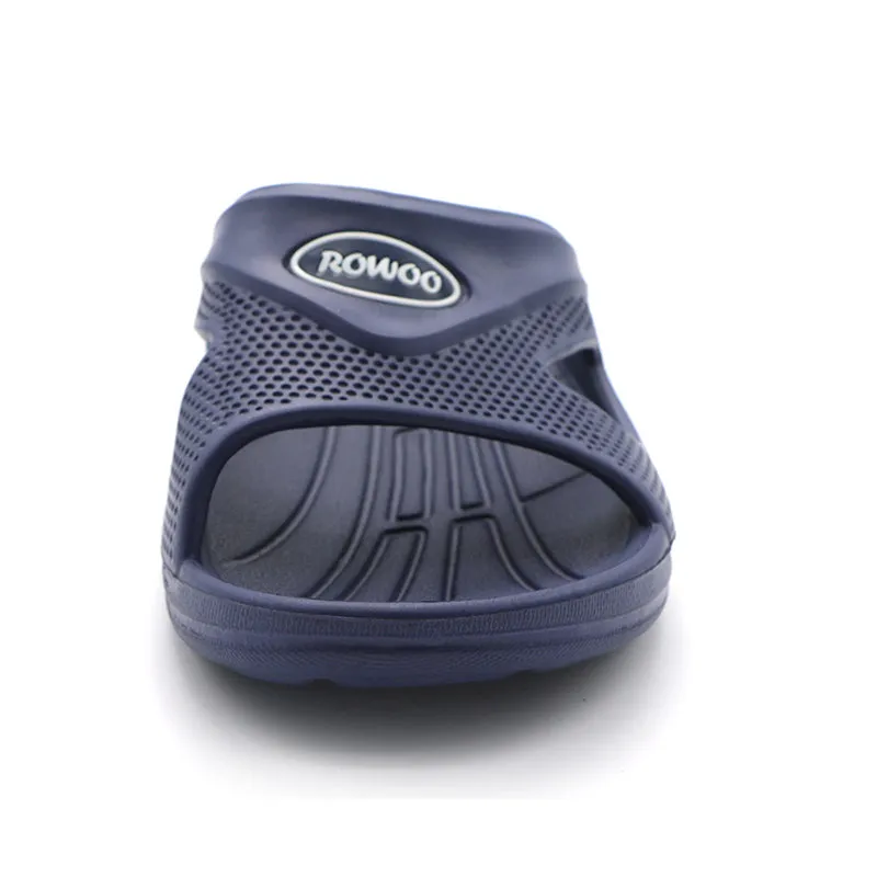 Men's Slide Sandals Non-slip Shower Shoes Indoor