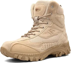 Men's Tactical Boots Outdoor Lightweight Durable Military Boots for Hiking Work Combat