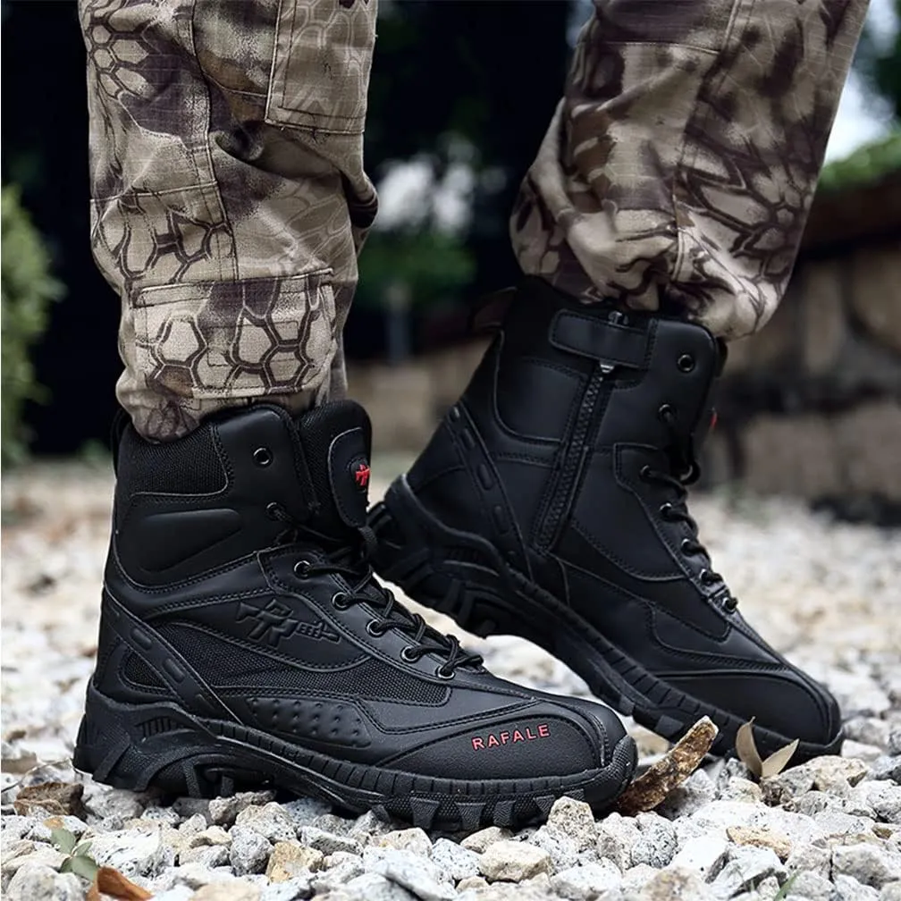 Men's Tactical Boots Outdoor Lightweight Durable Military Boots for Hiking Work Combat