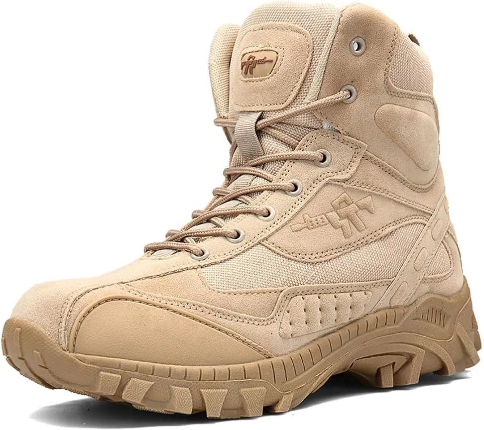 Men's Tactical Boots Outdoor Lightweight Durable Military Boots for Hiking Work Combat