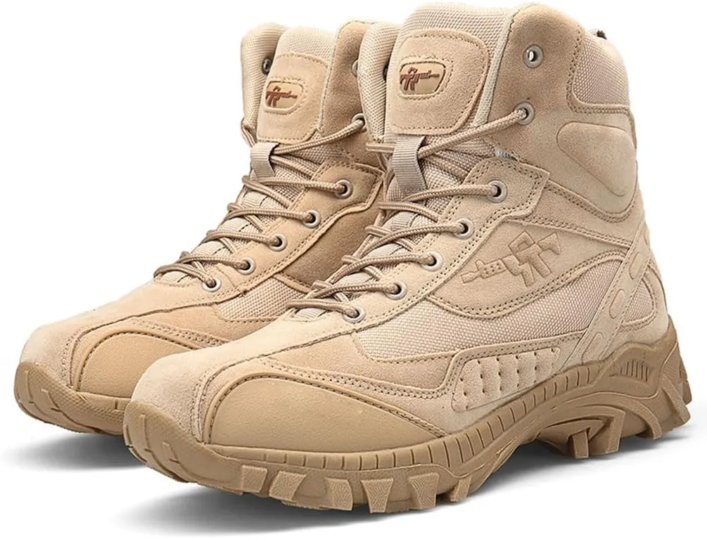Men's Tactical Boots Outdoor Lightweight Durable Military Boots for Hiking Work Combat