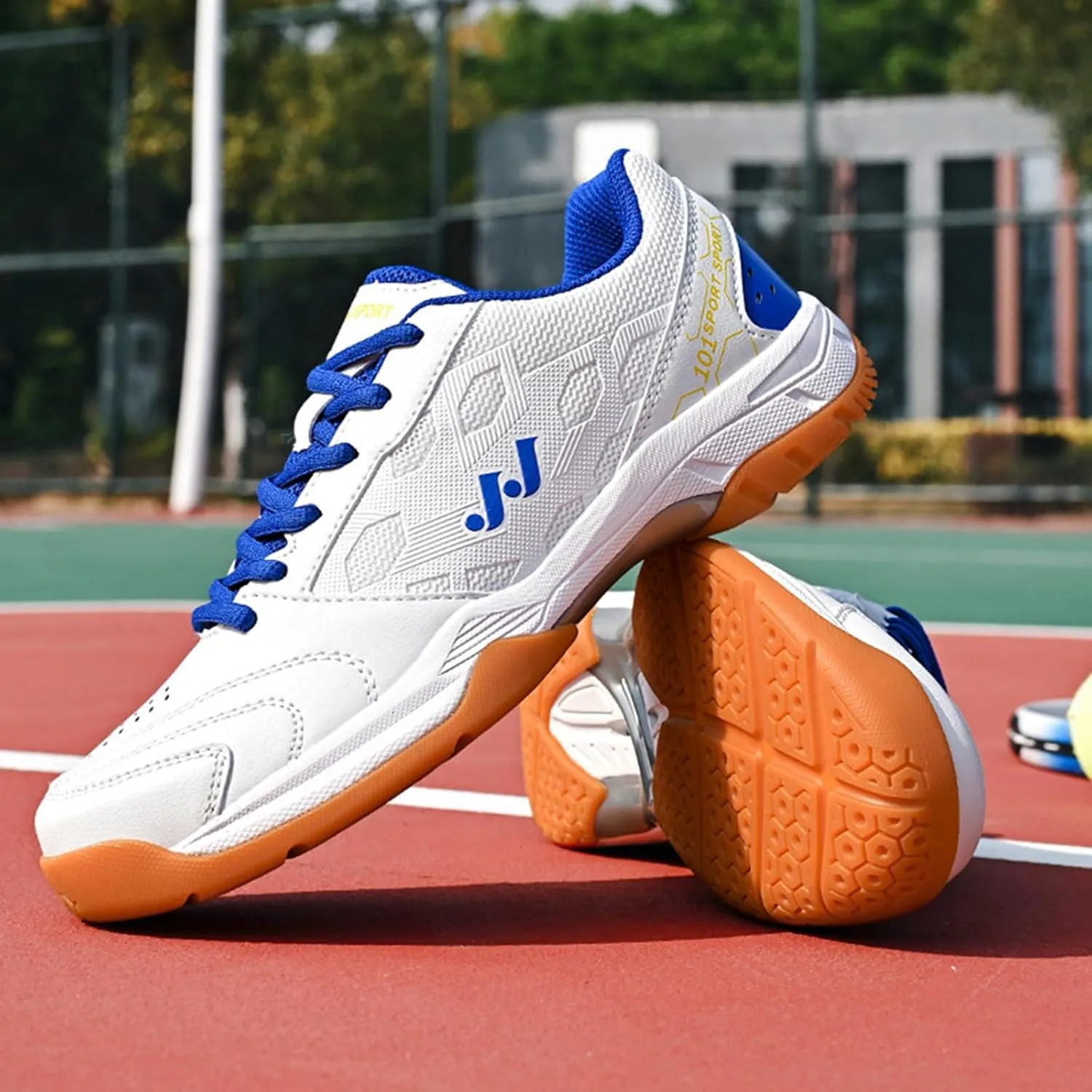 Men's Tennis Shoes for Women Pickleball Non-Slip Breathable Indoor Outdoor Support Court Training