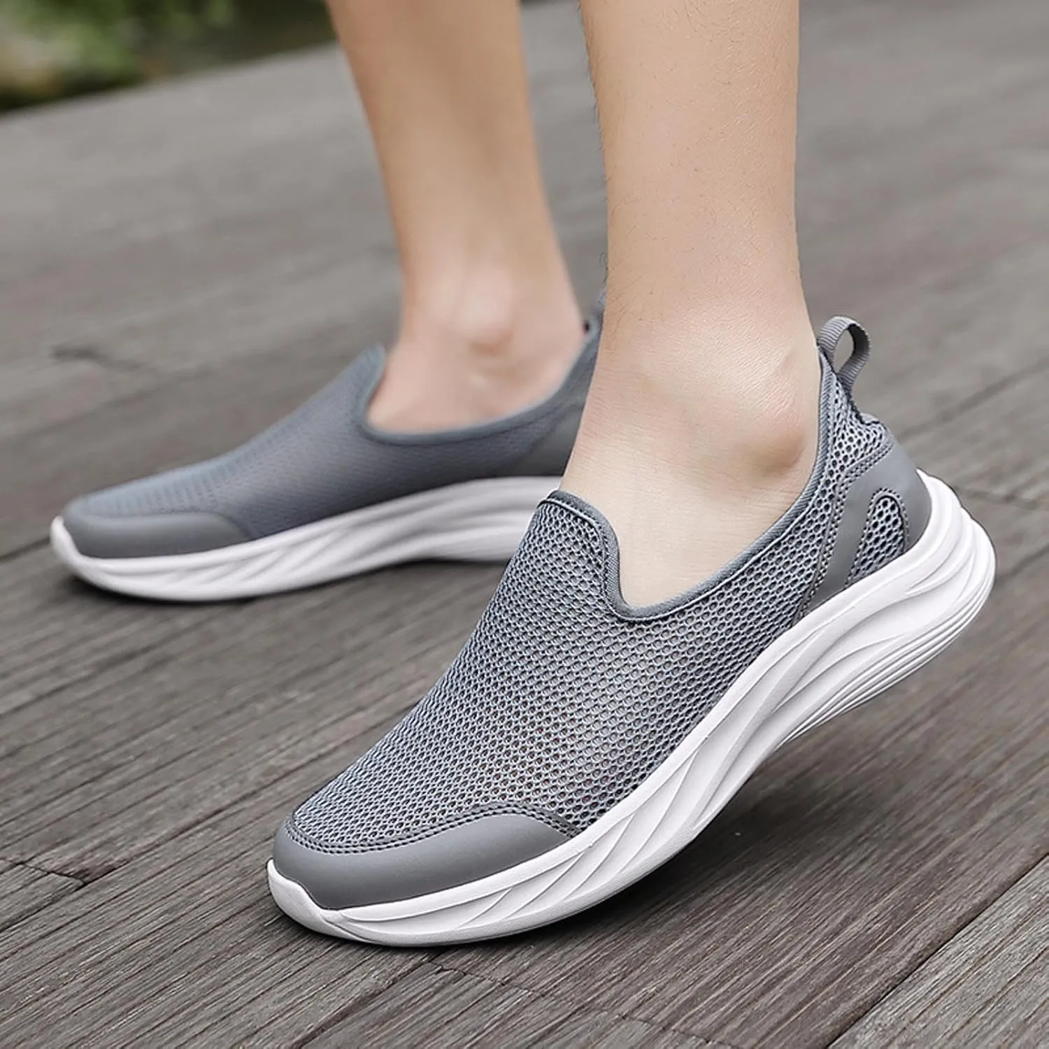Mens Walking Shoes Men's Fashion Sneakers Slip on Shoe for Men Sneaker for Men Sport Breathable Sneaker