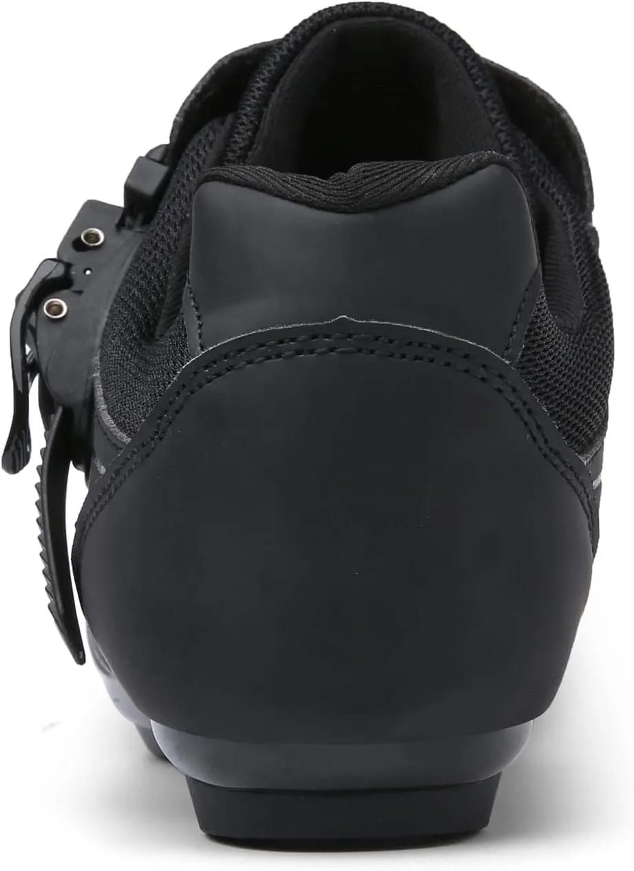 Mens Womens Cycling Shoes Compatible with Peloton Indoor Bicycle Pedals Clip in Road Bike Shoes Pre-Installed with Look Delta Cleats