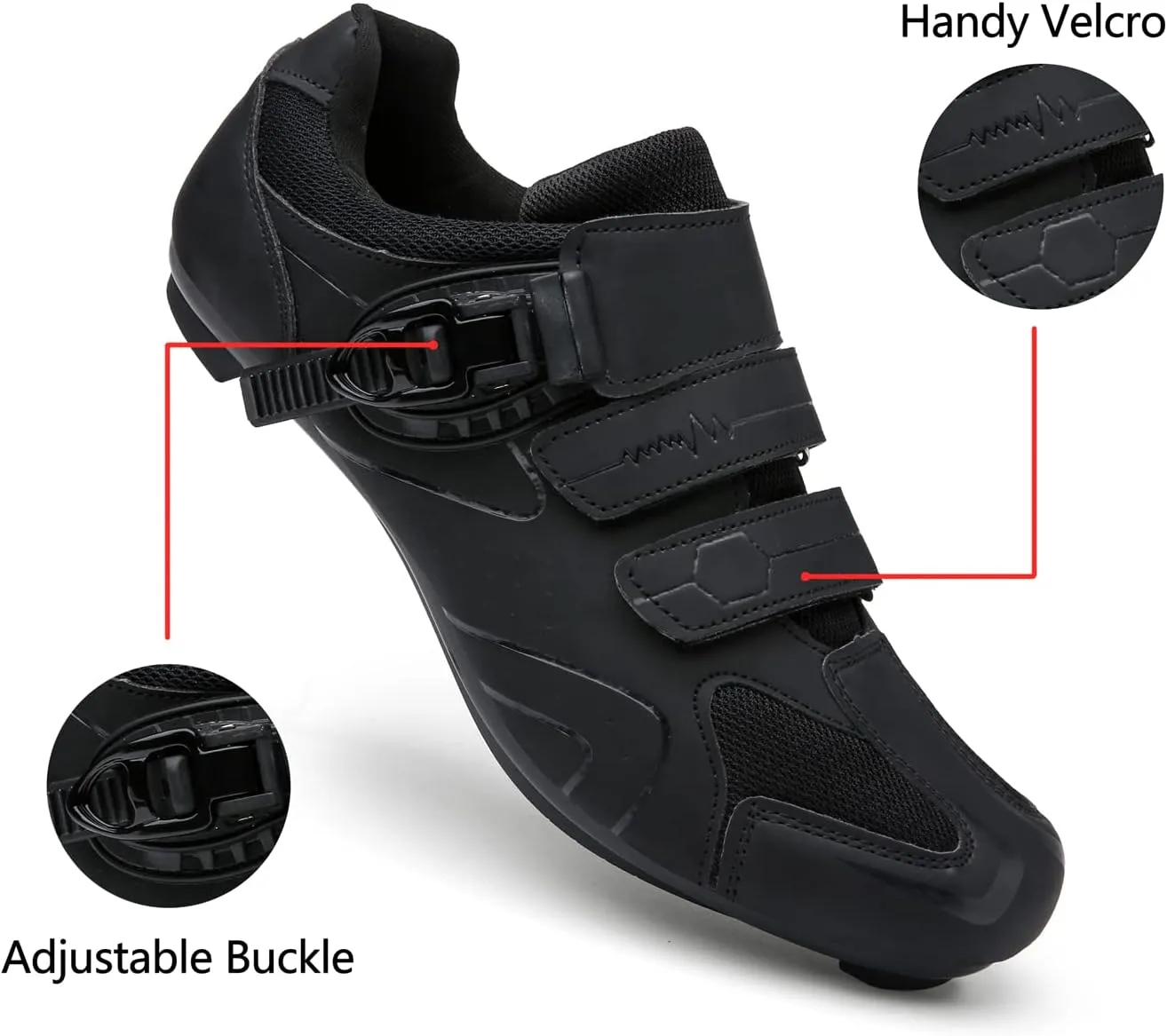 Mens Womens Cycling Shoes Compatible with Peloton Indoor Bicycle Pedals Clip in Road Bike Shoes Pre-Installed with Look Delta Cleats