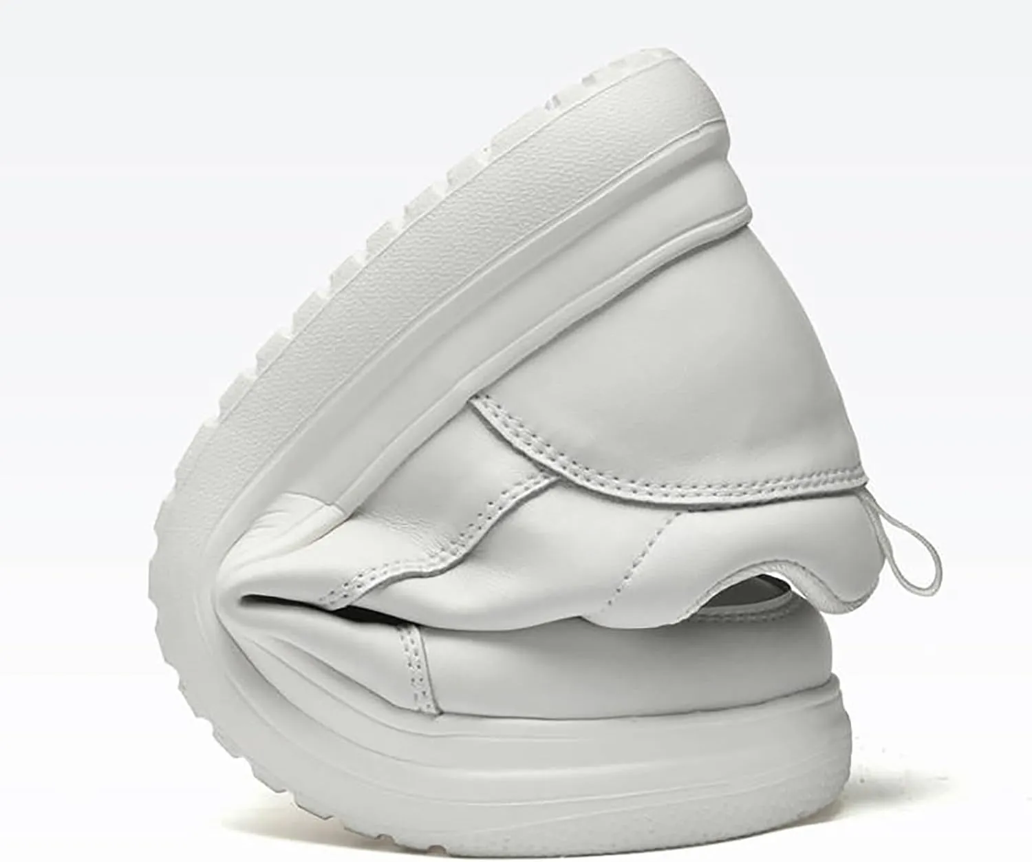 Mens Womens Invisible Height Boosting Shoes 2.4/3/4 Inches Elevator Tennis Sneakers Lace Up Casual Walking Shoes