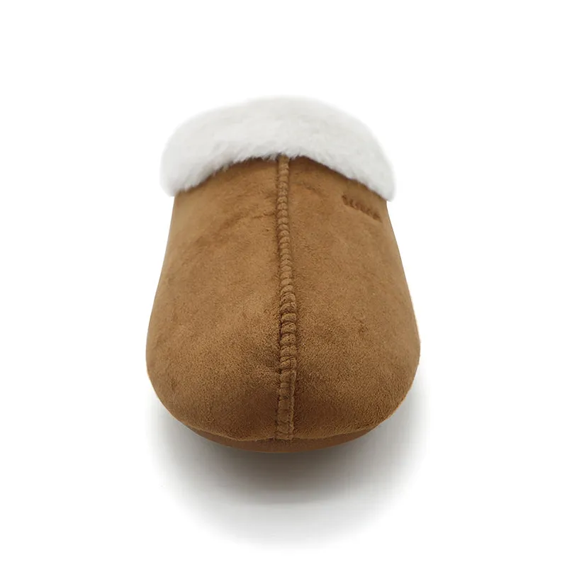 Men's/Women's Memory Foam Footed Slippers Thick Fur Suede Winter Sandals
