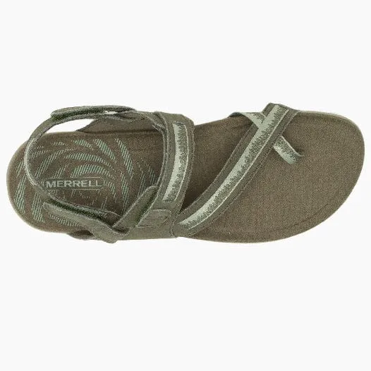 Merrell Women's Terran 3 Cush Post Convert Sandals- Olive